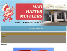 Tablet Screenshot of madhattercolumbus.com